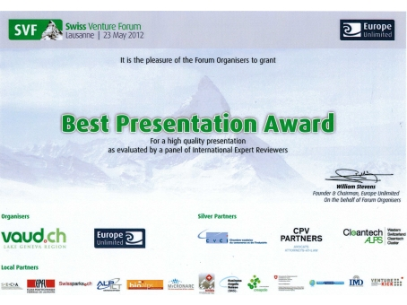 Best Presentation Award