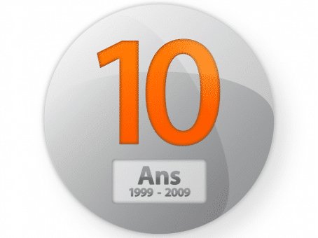 Ein kreisförmiges Abzeichen mit der Zahl